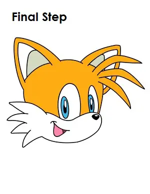 How to Draw Tails Final Step
