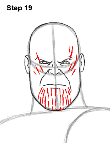 how to draw marvel faces