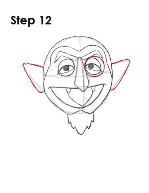 How to Draw The Count Step 12