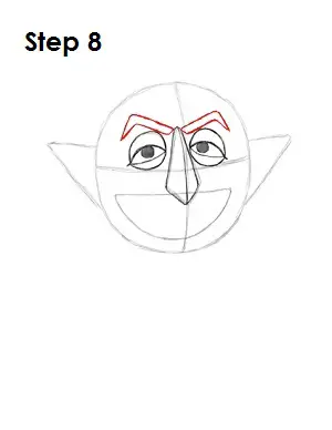 How to Draw The Count Step 8