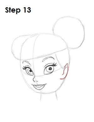 Draw Tinker Bell Step 13