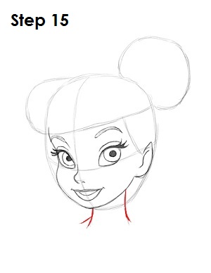 Draw Tinker Bell Step 15