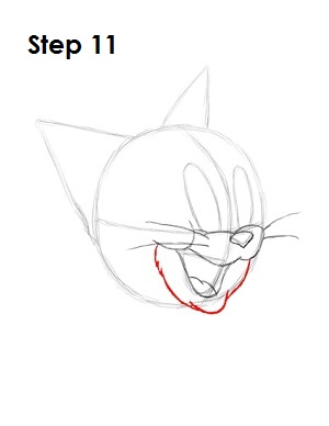 Draw Tom Step 1