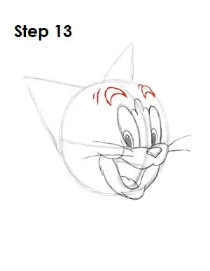 Draw Tom Step 13