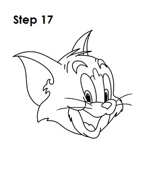 Draw Tom Step 7