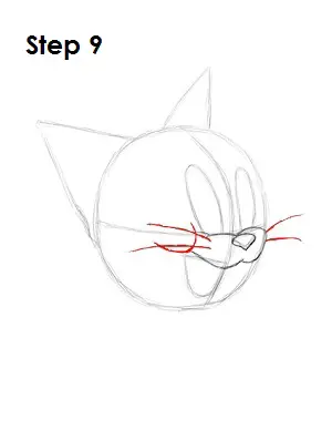 Draw Tom Step 9