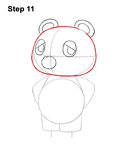 How to Draw Tom Nook Animal Crossing Nintendo 11