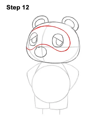 How to Draw Tom Nook Animal Crossing Nintendo 12