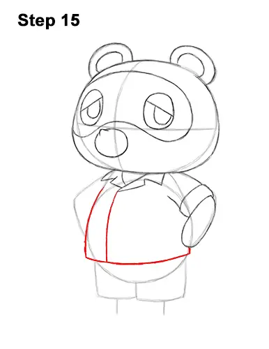 How to Draw Tom Nook Animal Crossing Nintendo 15