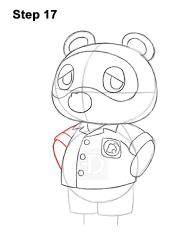 How to Draw Tom Nook Animal Crossing Nintendo 17