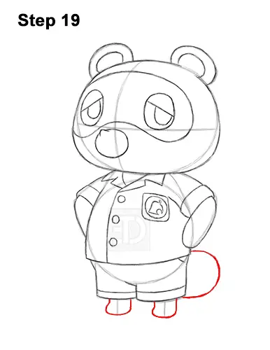 How to Draw Tom Nook Animal Crossing Nintendo 19