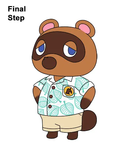 How To Draw Tom Nook From Animal Crossing New Horizons - Debora Milke