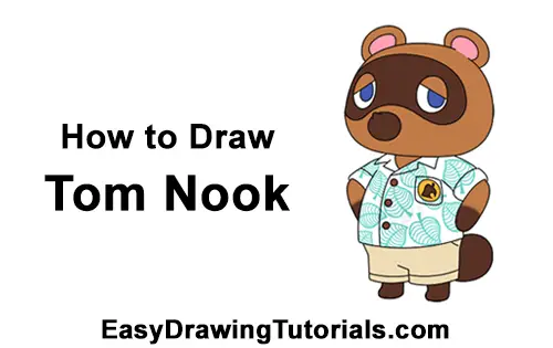 How to Draw Tom Nook Animal Crossing Nintendo