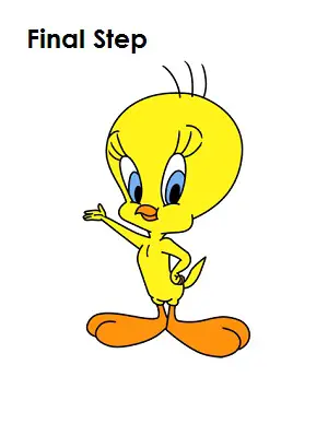 Tweety Bird Drawing || Step By Step Guide - Cool Drawing Idea