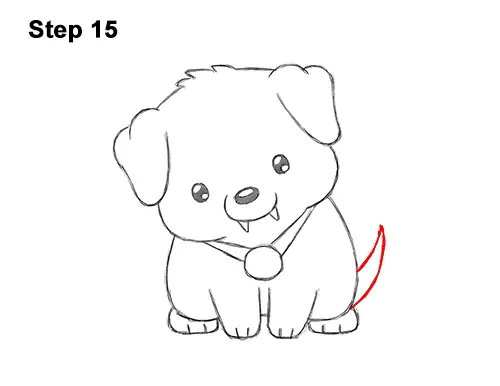 How to Draw Cute Cartoon Puppy Dog Vampire Dracula Halloween 15