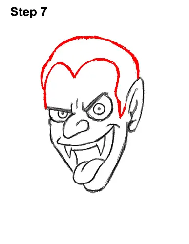 How to Draw Funny Cool Vampire Dracula Halloween 7