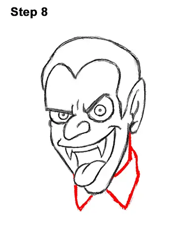 How to Draw Funny Cool Vampire Dracula Halloween 8