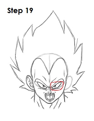 Draw Vegeta 19