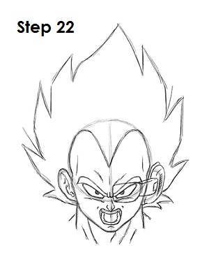 Draw Vegeta 22