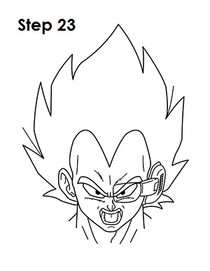 Draw Vegeta 23