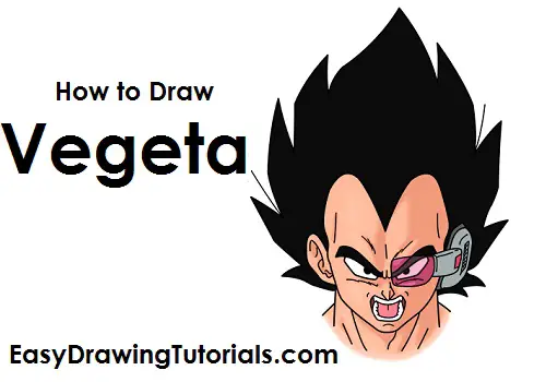 How To Draw Vegeta