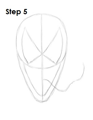 How to Draw Venom Step 5