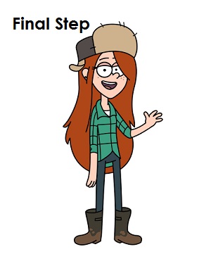 How to Draw Wendy Corduroy (Gravity Falls)