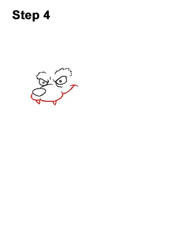 How to Draw Cartoon Werewolf Wolf Monster Halloween 4