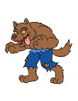 How to Draw Funny Goofy Werewolf Halloween