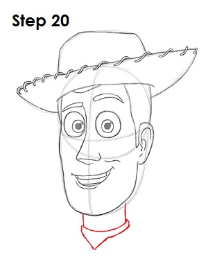 Draw Toy Story's Woody 20