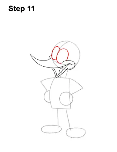 How to Draw Woody Woodpecker VIDEO & Step-by-Step Pictures