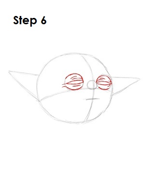 Draw Yoda Step 6