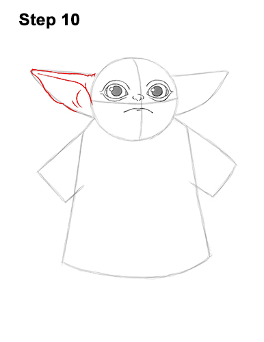 How to Draw Baby Yoda (The Mandalorian) VIDEO & Step-by-Step Pictures