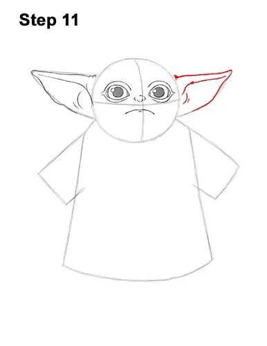 How To Draw Baby Yoda The Mandalorian Video Step By Step Pictures