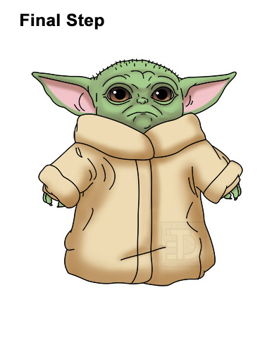 How To Draw Baby Yoda