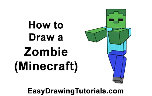 How to Draw a Cartoon Zombie - Really Easy Drawing Tutorial