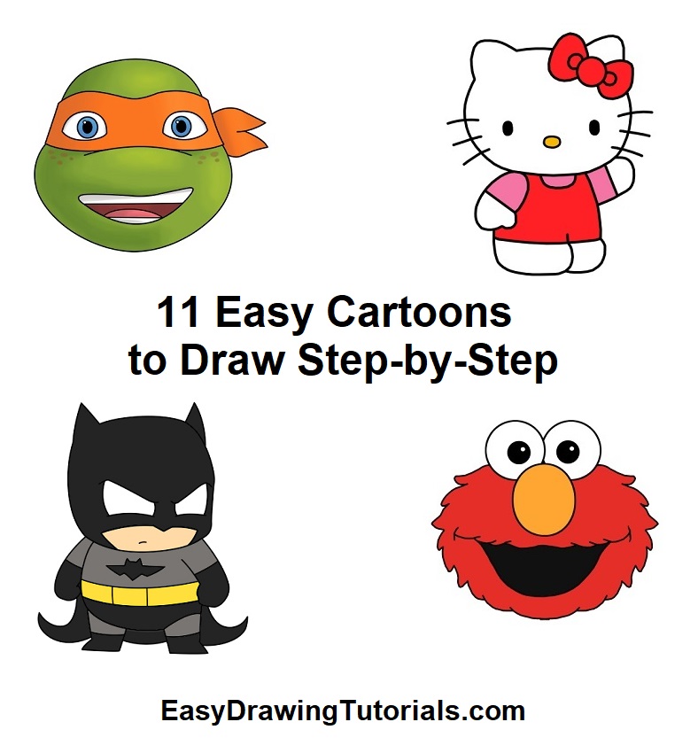 How to draw cartoon faces | A step by step drawing guide for beginners